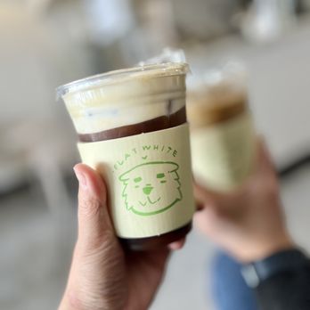 Flat White Coffee - Iced Americano add cream and iced honey oat latte - Cafes Near Me - Cypress, California Flat White Coffee - Iced Americano add cream and iced honey oat latte - Cafes Near Me - Cypress, California