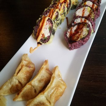 Harumi - $10 lunch special with Las Vegas roll, shrimp tempura roll, 3 gyozas and miso soup. - Japanese Near Me - Phoenix, Arizona Harumi - $10 lunch special with Las Vegas roll, shrimp tempura roll, 3 gyozas and miso soup. - Japanese Near Me - Phoenix, Arizona