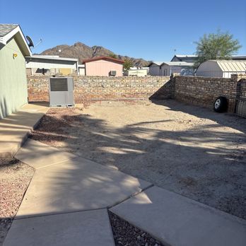 Paradise Landscaping - Before - Lawn Services Near Me - Yuma, Arizona