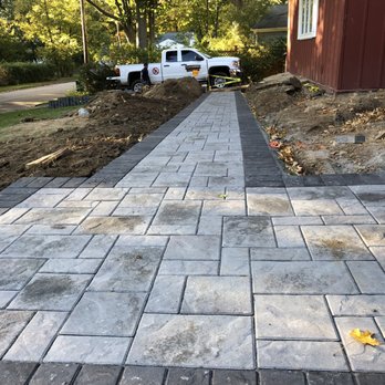 Touchstone Landscape Group - a driveway being laid - Excavation Services Near Me - Harrison, New York Touchstone Landscape Group - a driveway being laid - Excavation Services Near Me - Harrison, New York