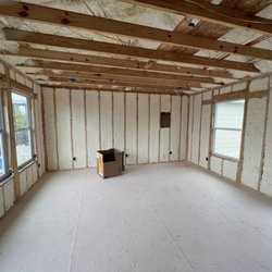 Texas Shield Insulation - Open cell spray foam on exterior walls and ceiling