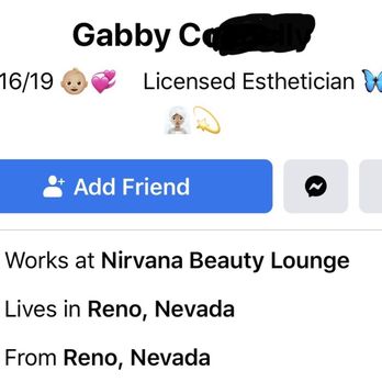 Nirvana Beauty Lounge - Gabby C, an employee at Nirvana thinks my review is funny. WOW! - Nail Salons Near Me - Reno, Nevada Nirvana Beauty Lounge - Gabby C, an employee at Nirvana thinks my review is funny. WOW! - Nail Salons Near Me - Reno, Nevada