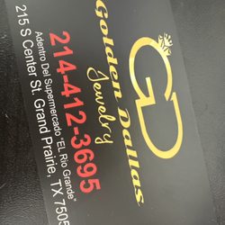Golden Dallas Jewelry - They Buissnes card