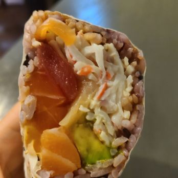 Roll Factory by Straycat Kitchen - Purple Rice Superman Burrito - Poke Near Me - Pasadena, California