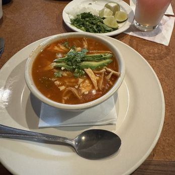 Amelia's - This is the "small" tortilla soup! The large is a meal and a half! - Mexican Near Me - Rowlett, Texas Amelia's - This is the "small" tortilla soup! The large is a meal and a half! - Mexican Near Me - Rowlett, Texas