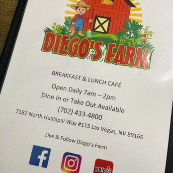 Diego's Farm - Breakfast & Brunch Near Me - Las Vegas, Nevada Diego's Farm - Breakfast & Brunch Near Me - Las Vegas, Nevada