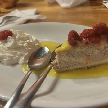 Capone’s Speakeasy & Restaurant - Raspberry lemon cheesecake - Pizza Near Me - Muskegon, Michigan Capone’s Speakeasy & Restaurant - Raspberry lemon cheesecake - Pizza Near Me - Muskegon, Michigan