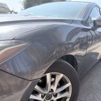 Dent Finish San Diego - One of the four dents - Body Shops Near Me - Spring Valley, California Dent Finish San Diego - One of the four dents - Body Shops Near Me - Spring Valley, California