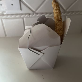 KARMA - Here's how they packed some of our leftovers. Why bother with the box, they should have just chucked it all in the bag. - Asian Fusion Near Me - Andover, Massachusetts