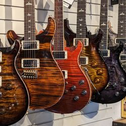 Black Mountain Guitar - Stunning tops on Paul Reed Smith guitars. They really know how to buy!