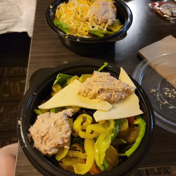 Subway - two bowls of food on a table - Sandwiches Near Me - Walsenburg, Colorado Subway - two bowls of food on a table - Sandwiches Near Me - Walsenburg, Colorado