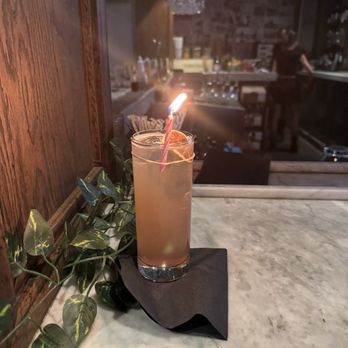 Ravish Off Ocean - Paloma with a candle for my birthday - American Near Me - Lantana, Florida Ravish Off Ocean - Paloma with a candle for my birthday - American Near Me - Lantana, Florida