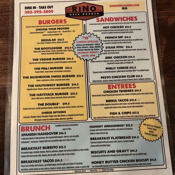 RiNo Beer Garden - Menu - Beer Gardens Near Me - Denver, Colorado RiNo Beer Garden - Menu - Beer Gardens Near Me - Denver, Colorado