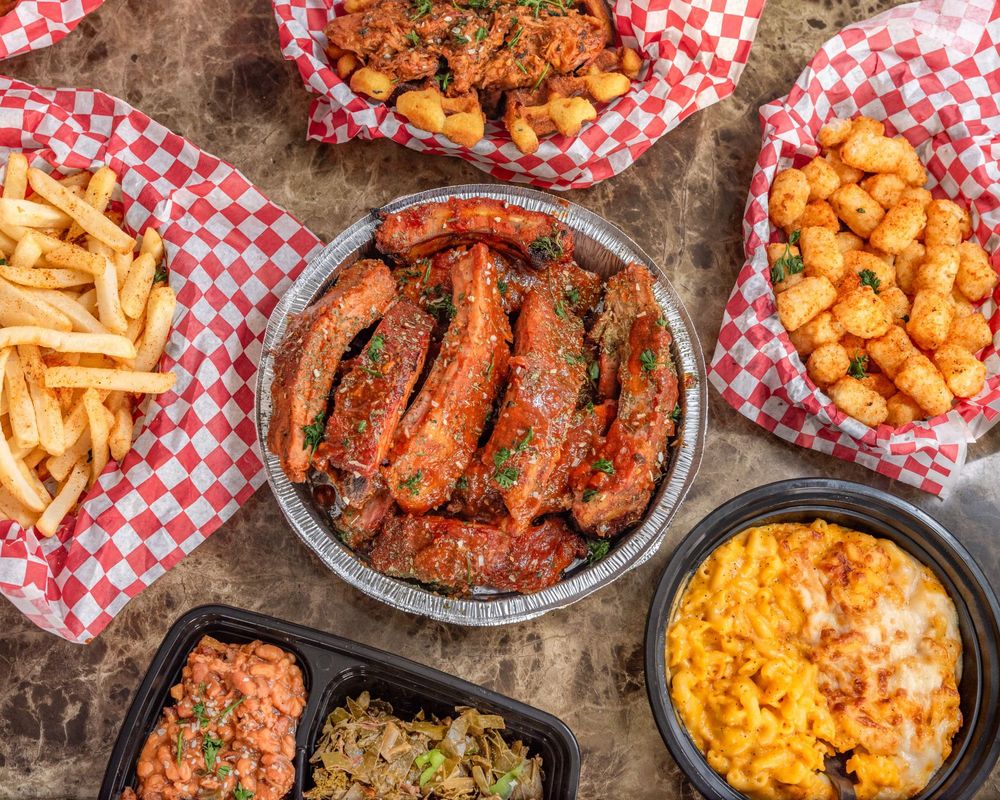 Food from Styx And Stones BBQ