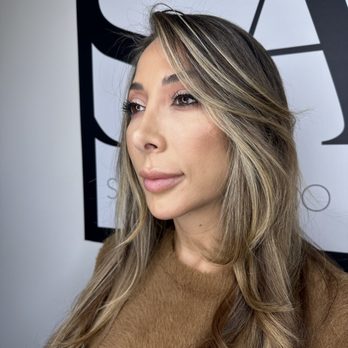 Salon Arcaro - December 2024, long hair blended highlights, long layered hair transformation. - Hair Salons Near Me - Roswell, Georgia