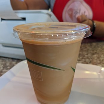 Hawaii Gelato - Kona iced coffee with Kona coffee ice cubes. Small size, $3.25. I recommend it. - Gelato Near Me - Lahaina, Hawaii