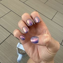 T & L Nails - Dip chrome nails