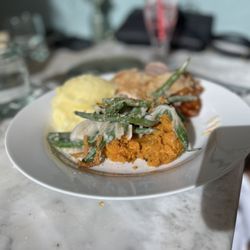 The Select - Green Beans, Turkey & Dressing, Sweet Potatoes, Mashed Potatoes