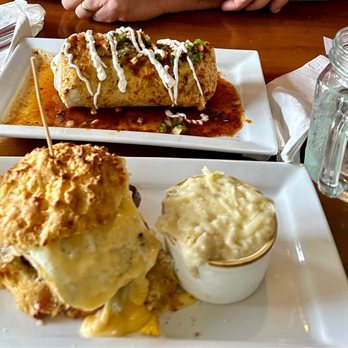 Surfside Rooster - Birria burrito, homemade biscuit sandwich, cheesy grits. - American Near Me - Ocean City, Maryland