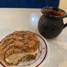 Cafe de olla and fresh concha