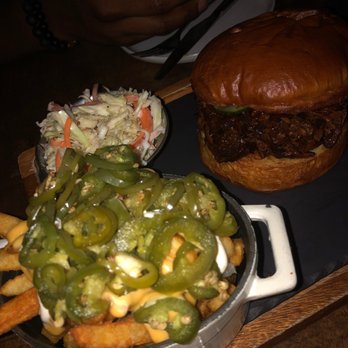 Le Chick - Pulled Rib Bun Burger Jalapeno Cheese Fries Coleslaw - Cocktail Bars Near Me - Miami, Florida Le Chick - Pulled Rib Bun Burger Jalapeno Cheese Fries Coleslaw - Cocktail Bars Near Me - Miami, Florida