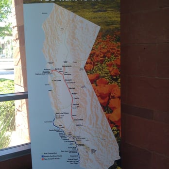 Bakersfield Amtrak Station - California route map - Train Stations Near Me - Bakersfield, California