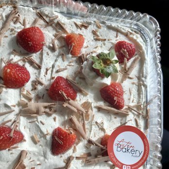 Latin Bakery Austin - I wish I got a better pic but this was the tres leches cake, sooo good! - Custom Cakes Near Me - Austin, Texas