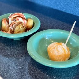 Tempura Banana and Mango Mochi