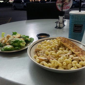 Corner Bakery Cafe - Pesto cavatappi and caesar salad - Cafes Near Me - Houston, Texas
