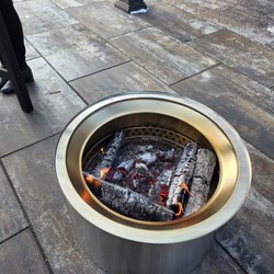 Anthony's by Romo's Pizza - One of the firepits for the Ice Bar