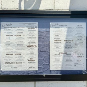 Blind Coyote Cantina - menu outside - Mexican Near Me - Yorba Linda, California Blind Coyote Cantina - menu outside - Mexican Near Me - Yorba Linda, California