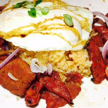 B Star - Pork tocino (grilled jerk pork) with garlic fried rice ($12) - Burmese Near Me - San Francisco, California B Star - Pork tocino (grilled jerk pork) with garlic fried rice ($12) - Burmese Near Me - San Francisco, California