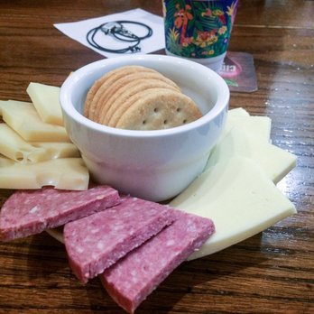 Baumgartner's Cheese Store & Tavern - The small cheese sampler - Cheese Shops Near Me - Monroe, Wisconsin Baumgartner's Cheese Store & Tavern - The small cheese sampler - Cheese Shops Near Me - Monroe, Wisconsin