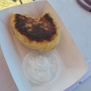 Ukies - an english muffin with a side of sour cream - Food Trucks Near Me - Tucson, Arizona