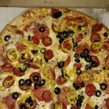 Marco's Pizza - Pepperoni, black olives, and banana peppers... Yuuuummmmm... - Pizza Near Me - Ocoee, Florida Marco's Pizza - Pepperoni, black olives, and banana peppers... Yuuuummmmm... - Pizza Near Me - Ocoee, Florida