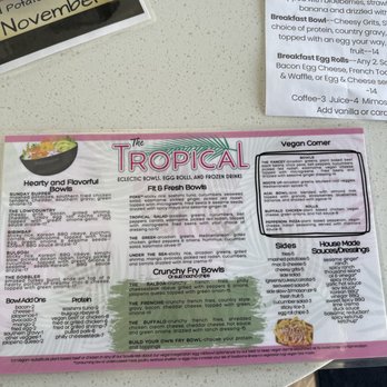 The Tropical CB - Menu - New American Near Me - Carolina Beach, North Carolina The Tropical CB - Menu - New American Near Me - Carolina Beach, North Carolina