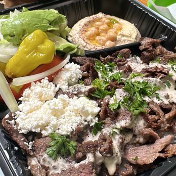 Falafel California - Shawarma (BEEF) Plate - Mediterranean Near Me - San Diego, California