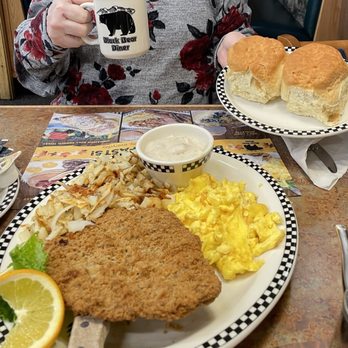 Black Bear Diner Harker Heights - BIGFOOT Chicken Fried Steak & Eggs* (2520-2580 cals.) - Diners Near Me - Harker Heights, Texas Black Bear Diner Harker Heights - BIGFOOT Chicken Fried Steak & Eggs* (2520-2580 cals.) - Diners Near Me - Harker Heights, Texas