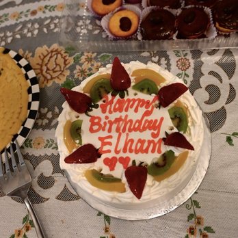 Sunny Bakery - Vanilla cake with fruits inside and on top :) - Bakeries Near Me - San Gabriel, California