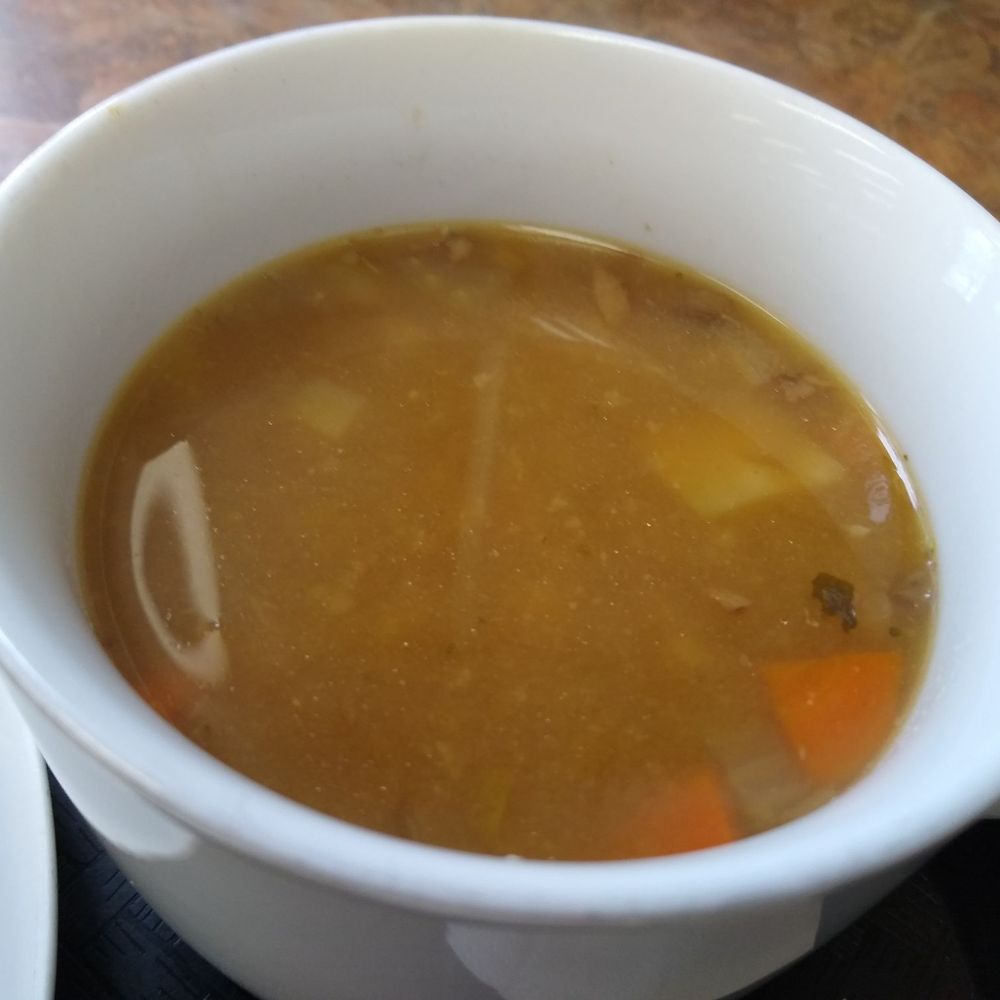 Grill Master Restaurant & Catering - Beef, chicken and barley soup. I love that it is so (thermodynamically) hot! - Barbeque Near Me - Nepean, Ontario