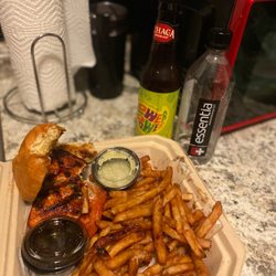 Landmark Americana Tap & Grill - City Line - Salmon sandwich