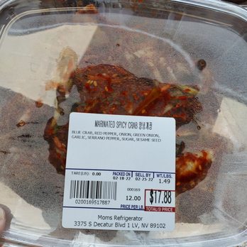 Mom's Refrigerator - Marinated spicy crab - Korean Near Me - Las Vegas, Nevada