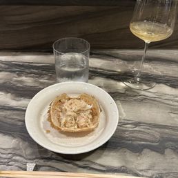 Crab in a vinegar sauce