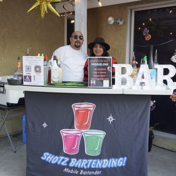 Shotz Bartending - Bar Setup and its amazing owners! - Party Equipment Rentals Near Me