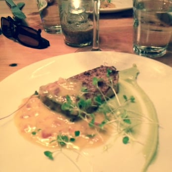 Dancing Marlin - Blackened ahi tuna with avocado puree and lemon buerre blanc - New American Near Me - Frankfort, Illinois