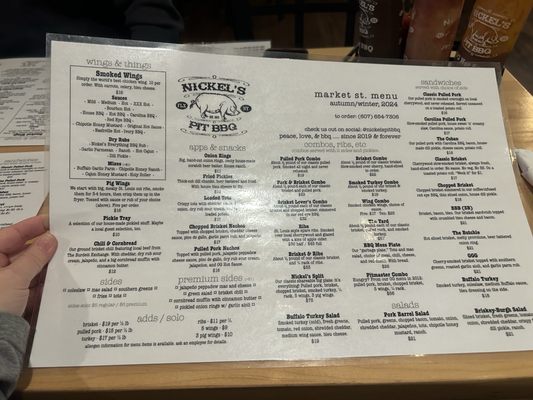 Menu photo 4 Nickel's Pit BBQ - Corning Corning, NY