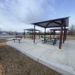 Pagni Ranch Park - Covered eating areas.