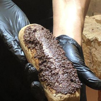 Mayan Cacao Company - chocolate after being crushed - Food Tours Near Me - Cozumel, ROO