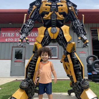 Tire Station - Our son wanted to take a picture with Bumblebee :D - Tires Near Me - Snellville, Georgia Tire Station - Our son wanted to take a picture with Bumblebee :D - Tires Near Me - Snellville, Georgia