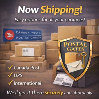 PostalGates - The following couriers are available: FedEx, CanPar, UPS, Purolator, Canada Post, and Intercom
Simple. Secure. Convenient. - Shipping Centers Near Me - Hamilton, Ontario PostalGates - The following couriers are available: FedEx, CanPar, UPS, Purolator, Canada Post, and Intercom
Simple. Secure. Convenient. - Shipping Centers Near Me - Hamilton, Ontario